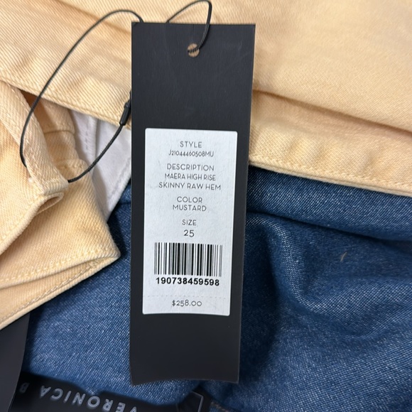 NWT Veronica Beard Maera High-Rise Skinny Jeans, Sz 25/0 - Picture 8 of 8